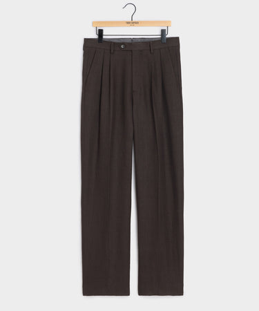 Italian Linen Wythe Trouser in Caviar Herringbone – Todd Snyder
