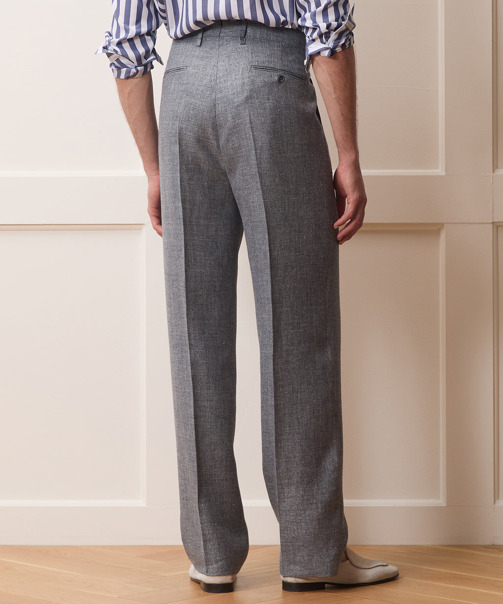 Italian Linen-Wool Wythe Trouser