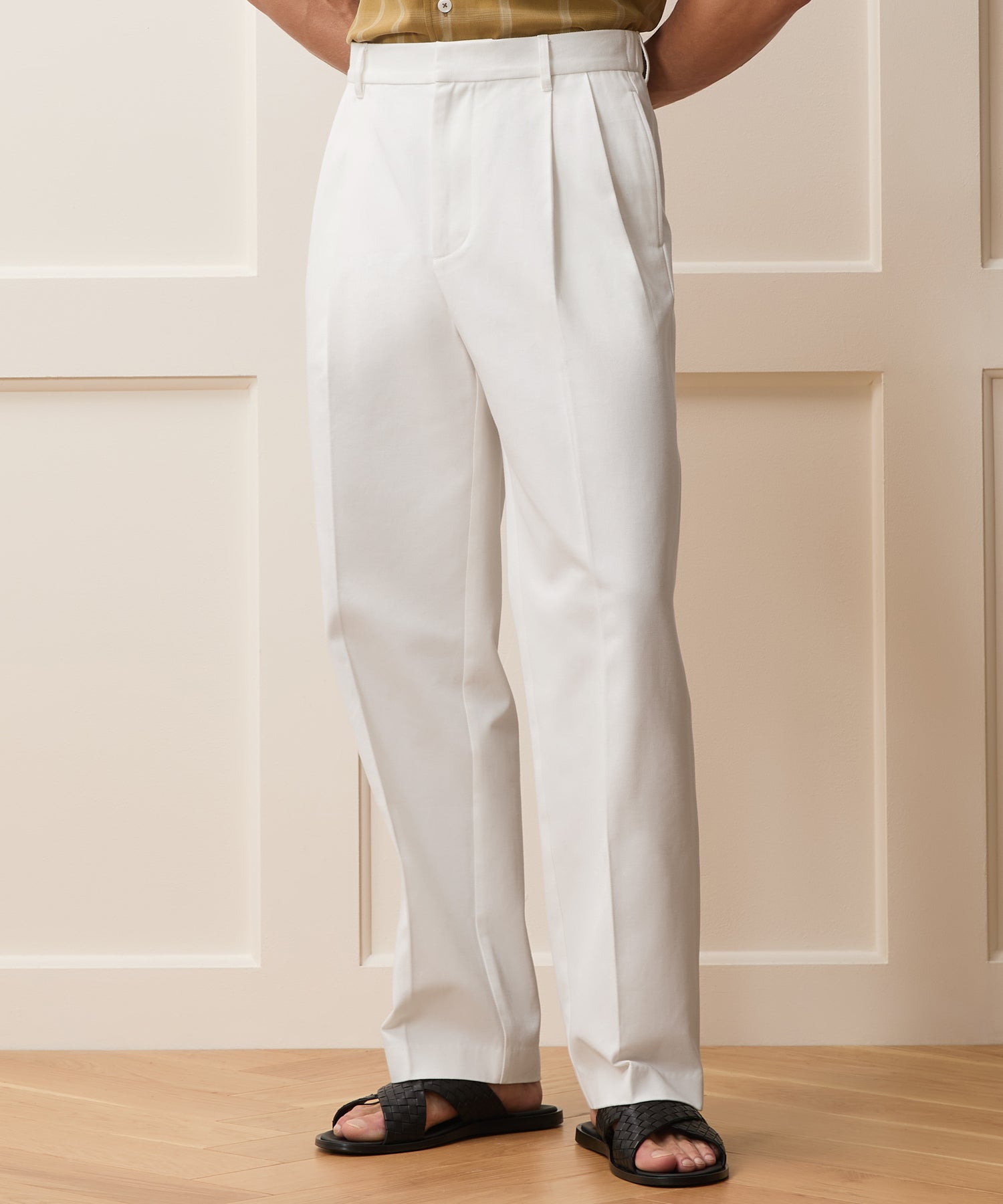 Italian Cotton Officer Trouser in White – Todd Snyder