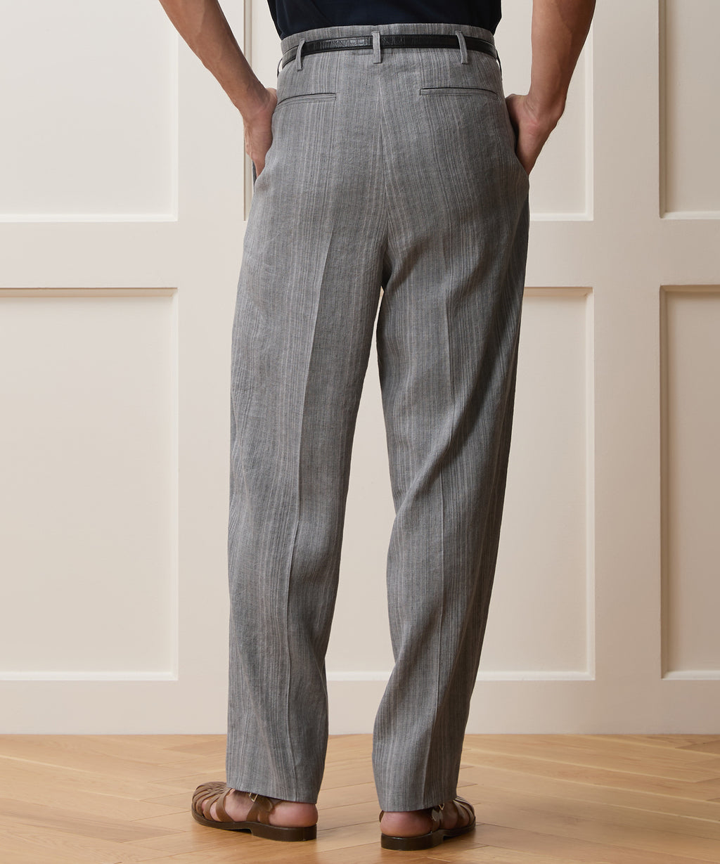 Italian Linen Multi-Stripe Wythe Suit