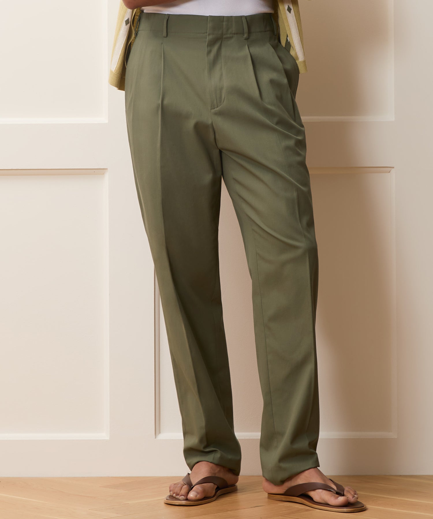 Italian Cotton Hollywood Trouser in Olive – Todd Snyder