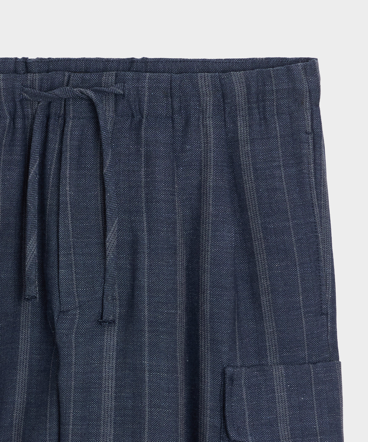 Italian Wool-Linen Cargo Short