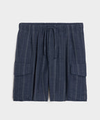 Italian Wool-Linen Cargo Short
