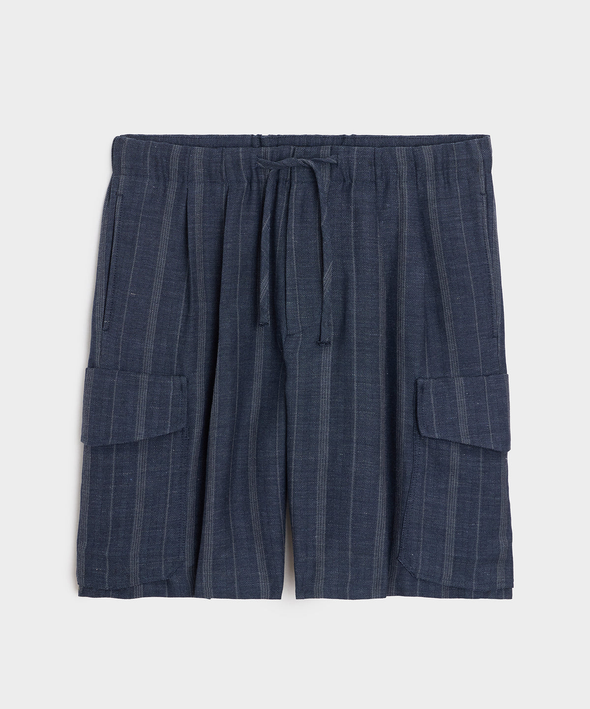 Italian Wool-Linen Cargo Short