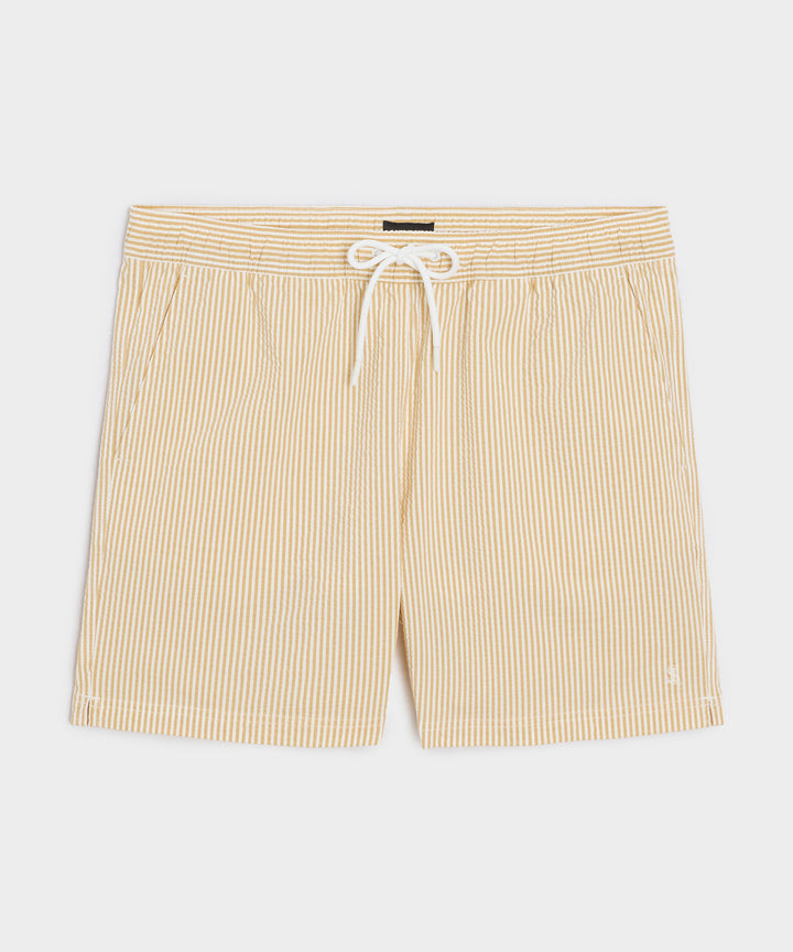 5" Seersucker Montauk Swim Trunk