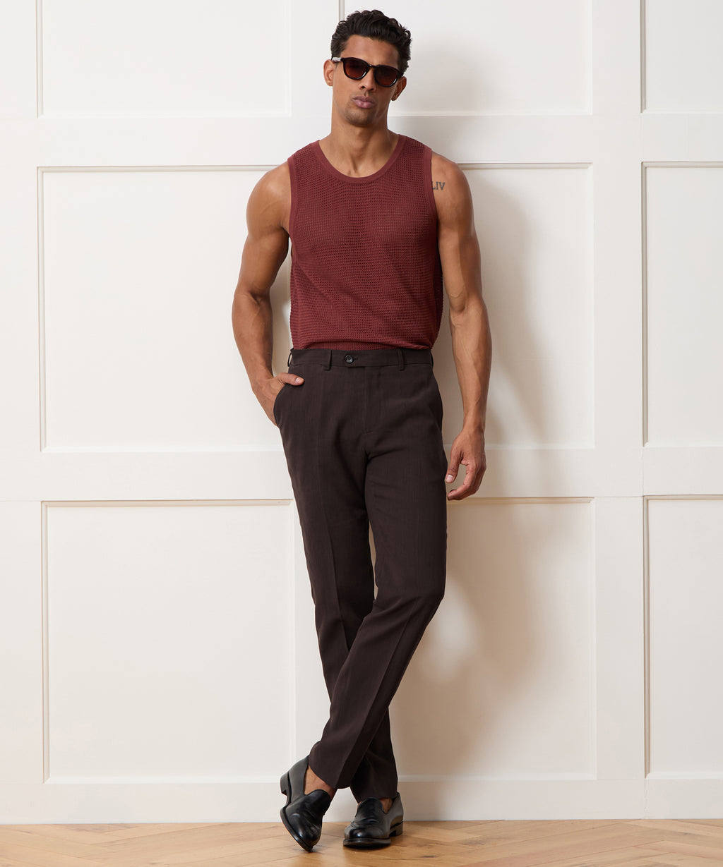 Italian Sueded Linen Sutton Suit