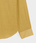 Voile Band Collar Big Shirt