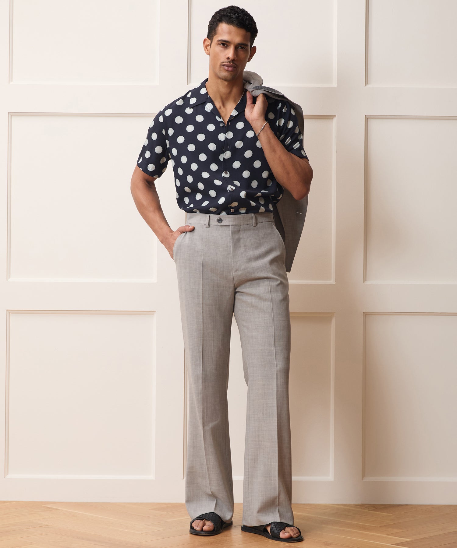 Polka Dot Capri Shirt in Navy – Todd Snyder