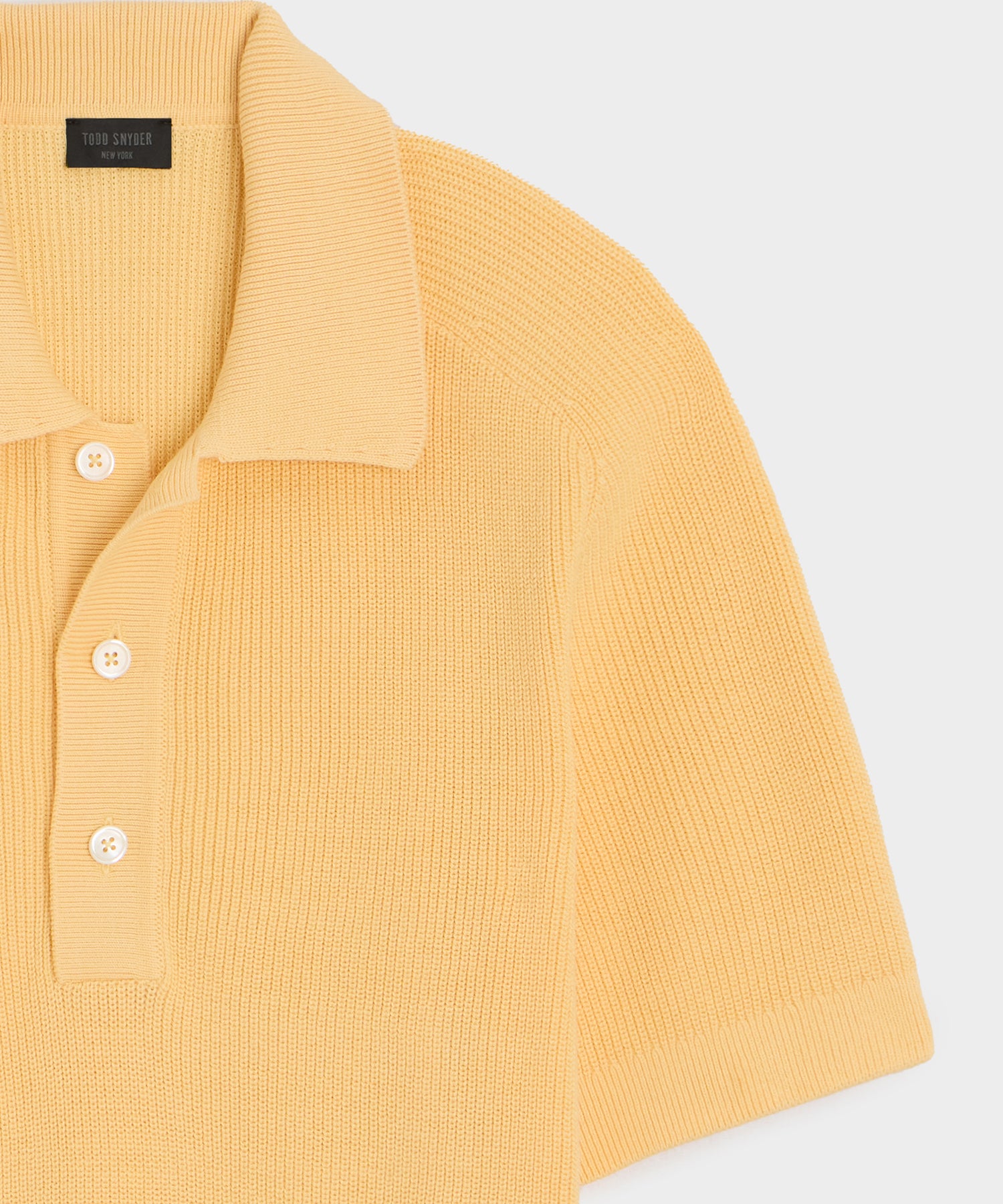 Beechwood Sweater Polo in Sun Soaked – Todd Snyder