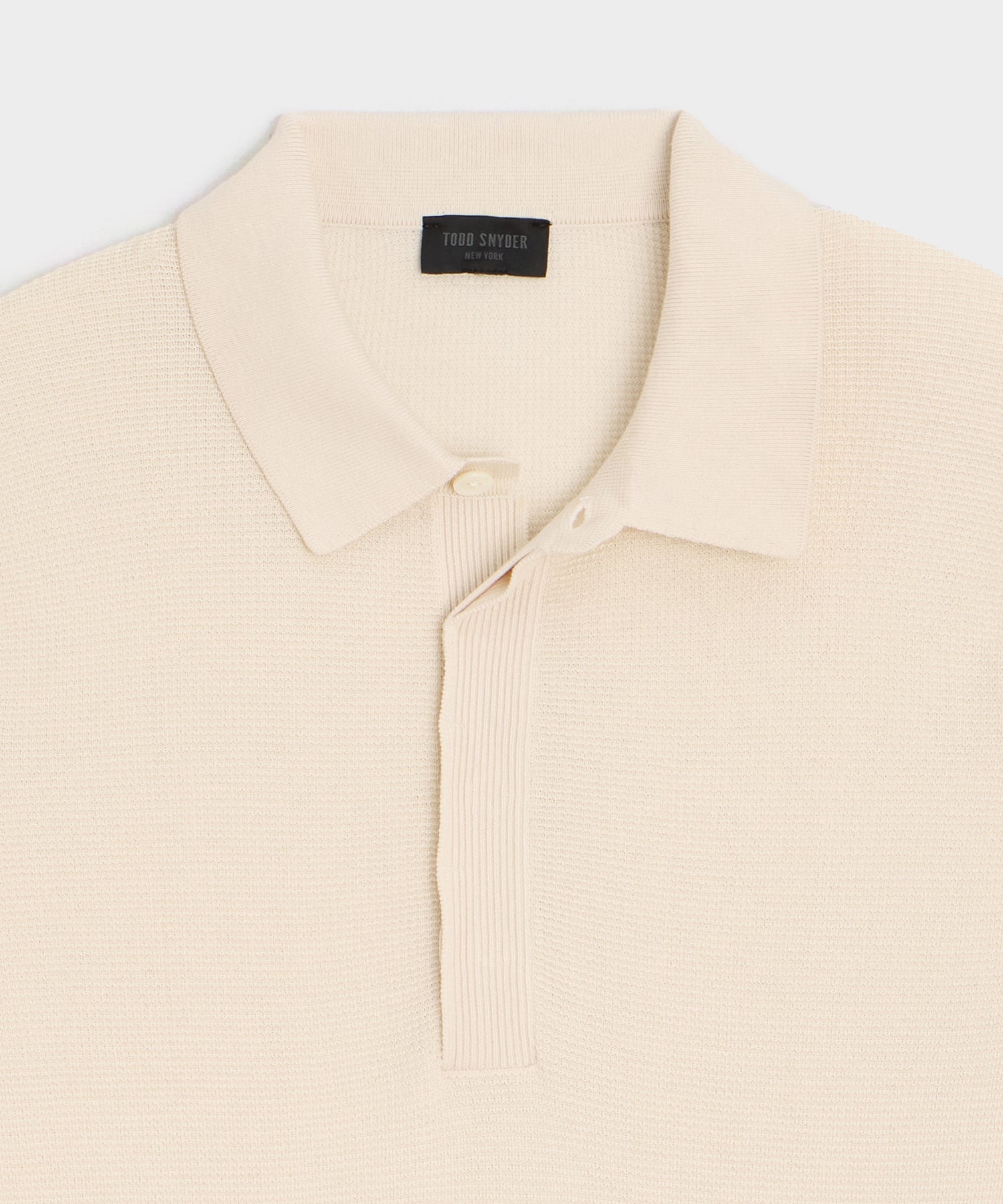 Vista Sweater Polo in Bisque – Todd Snyder