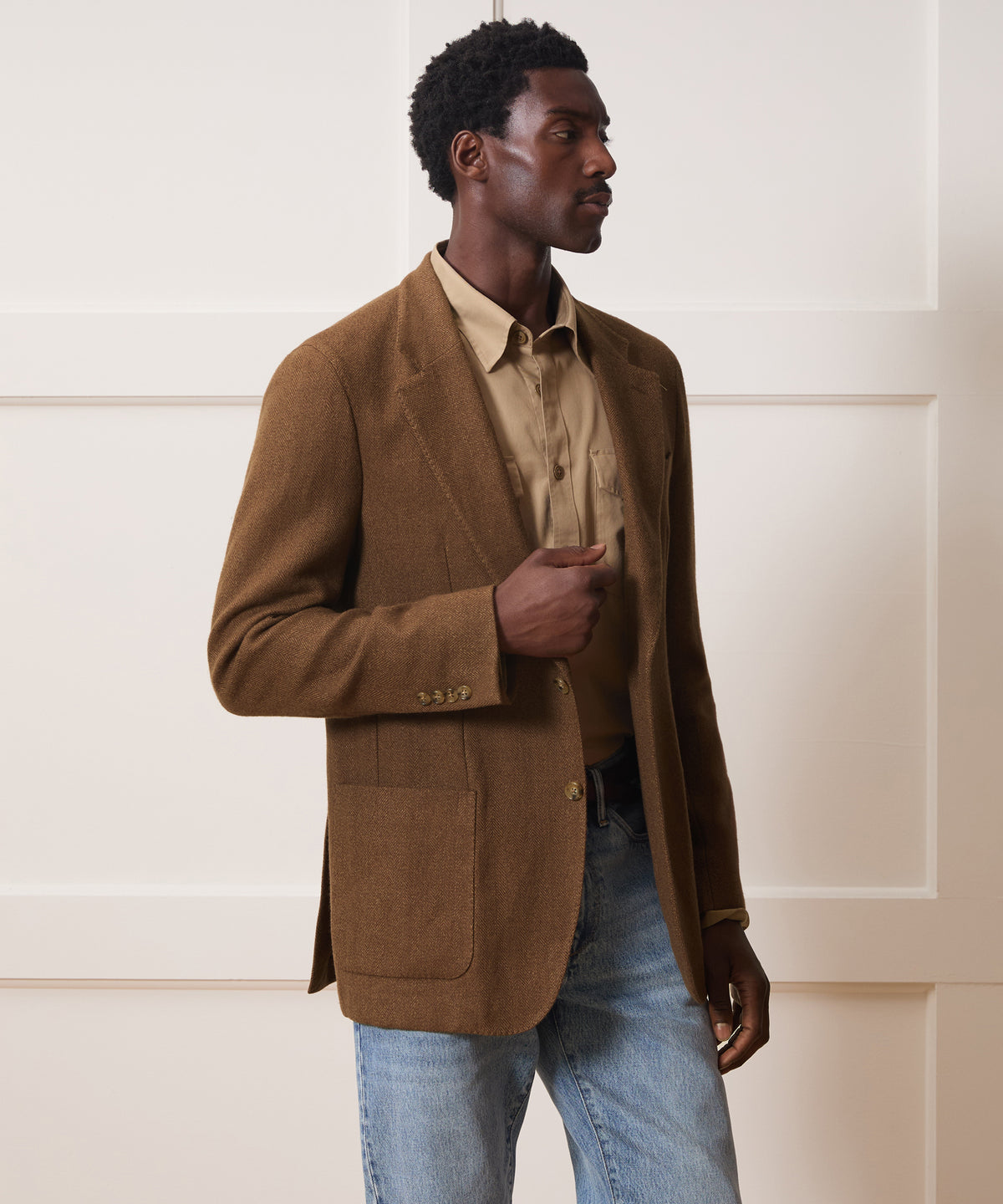 Italian Herringbone Sport Coat