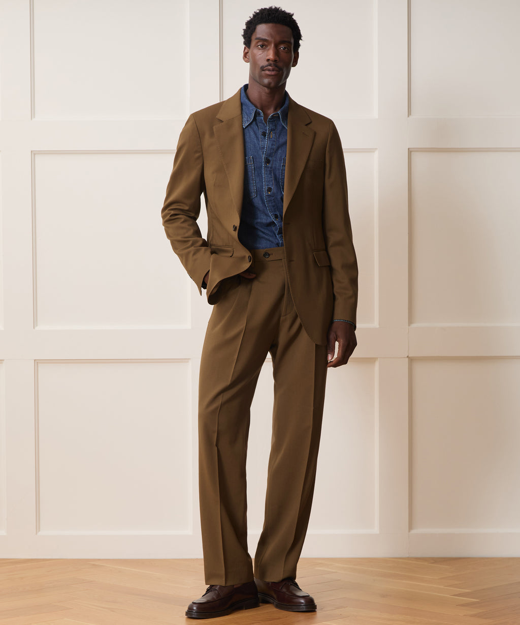 Relaxed Italian Gabardine Sutton Suit