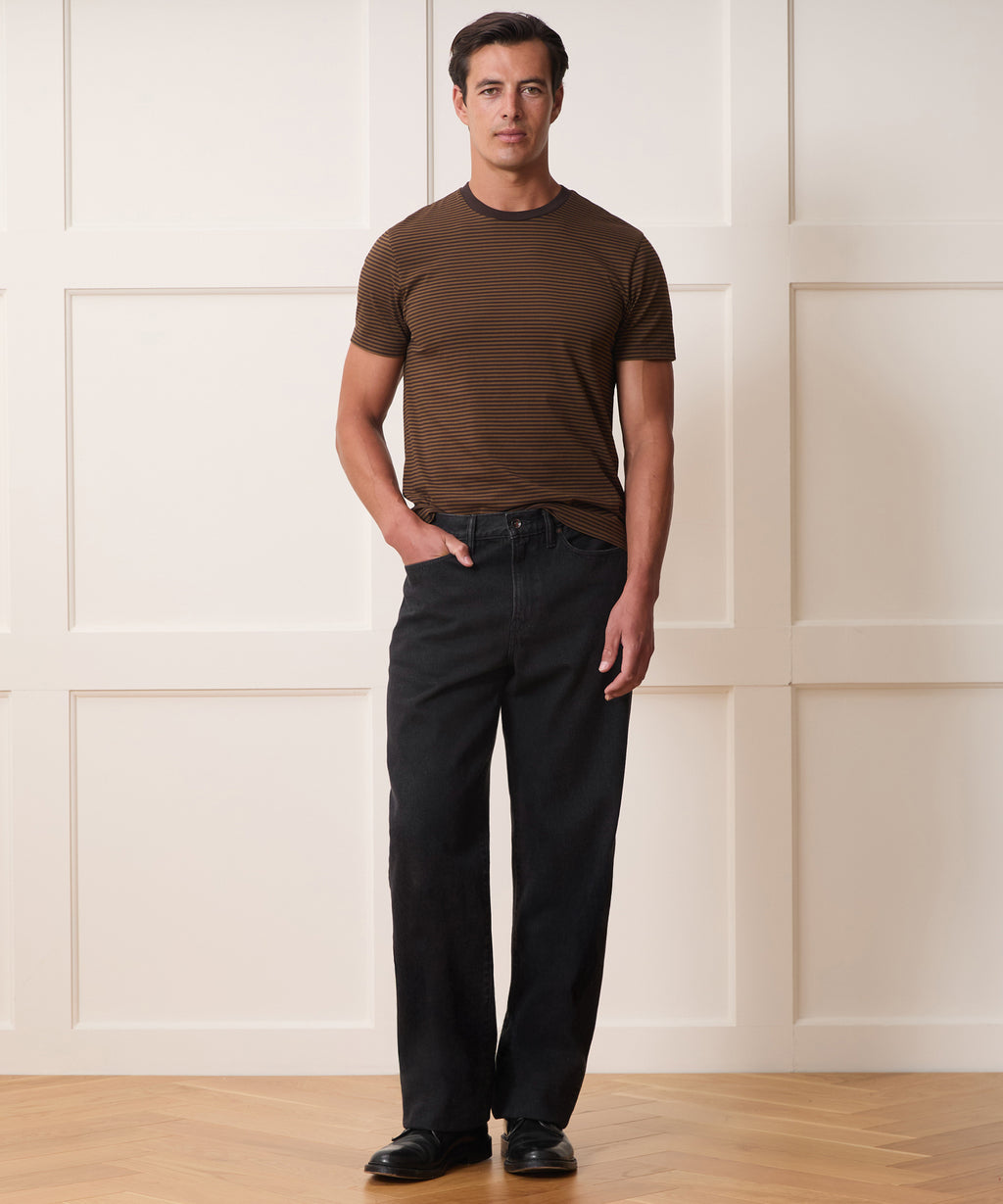 Relaxed Fit Jean in Black