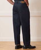 Relaxed Barrel Jean in Indigo Rinse
