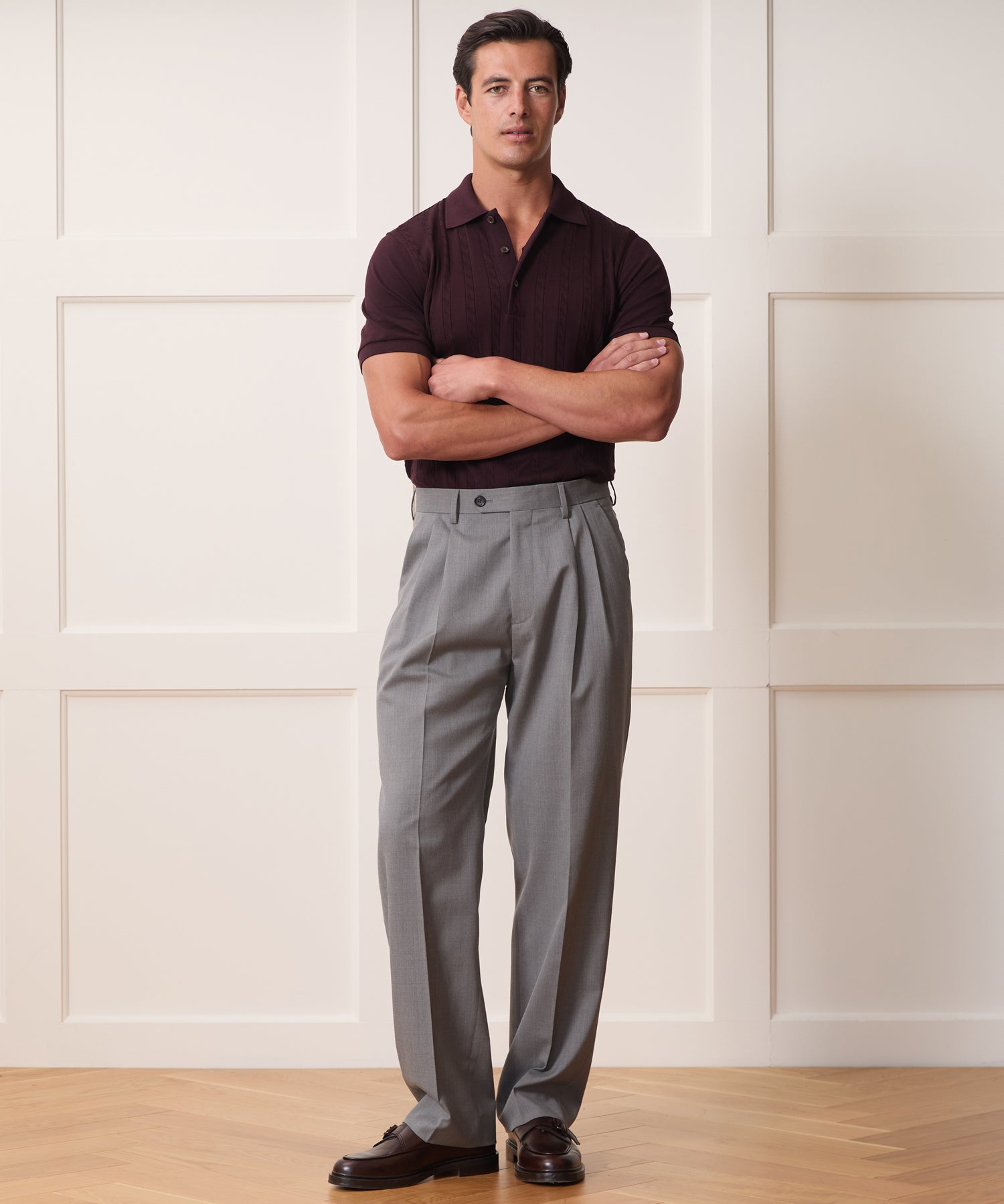 Grant Polo in Velvet Truffle – Todd Snyder