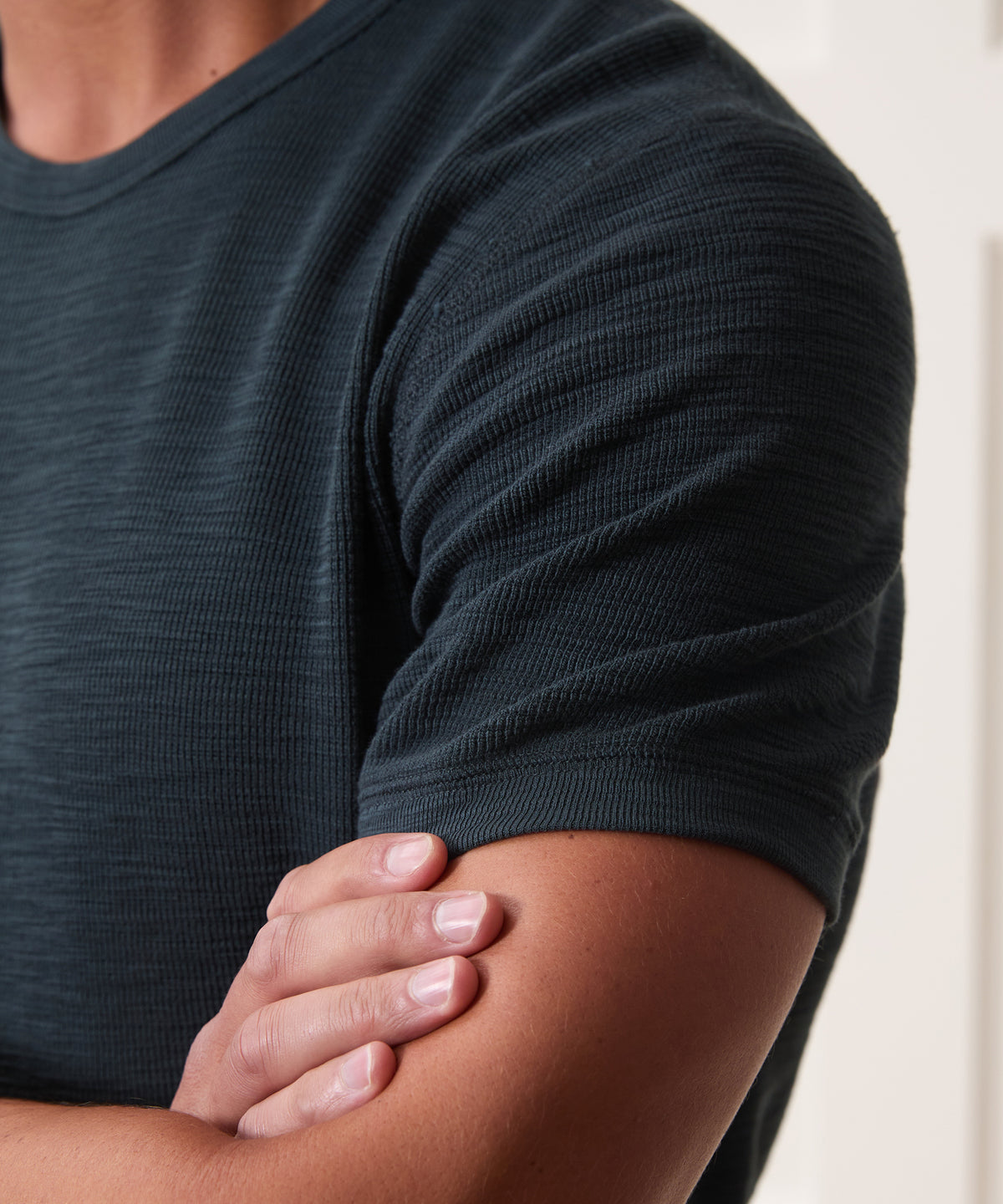 Lightweight Mini Waffle Tee