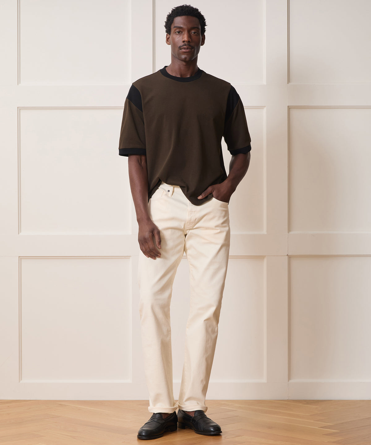 Collegiate Jersey Ringer Tee