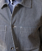 Hickory Stripe Denim Jacket