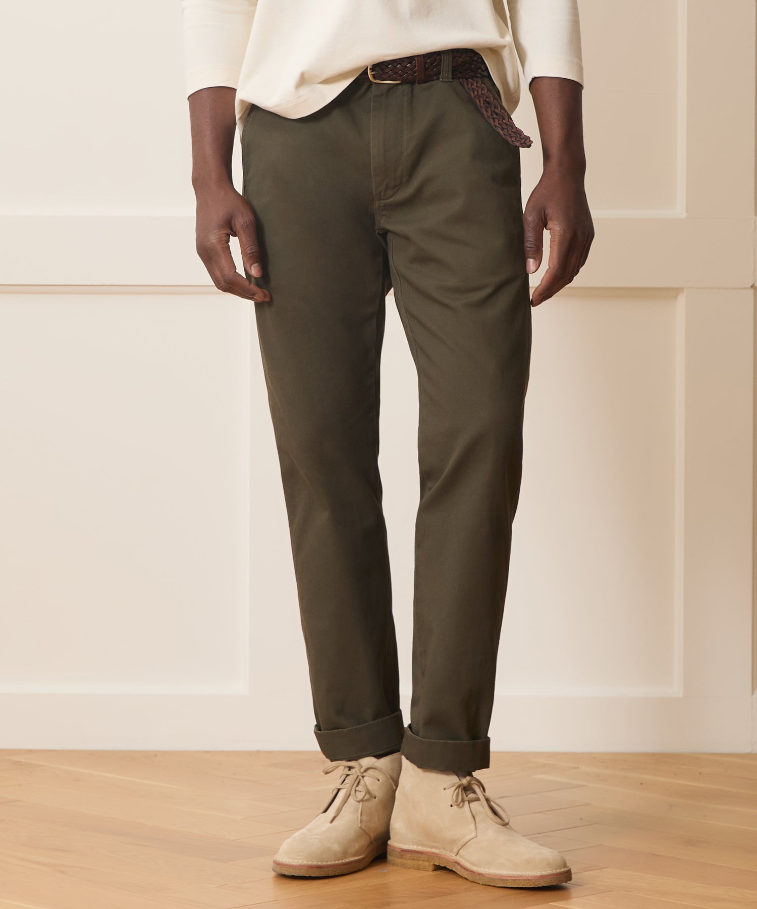 Straight Fit Favorite Chino in Snyder Olive – Todd Snyder