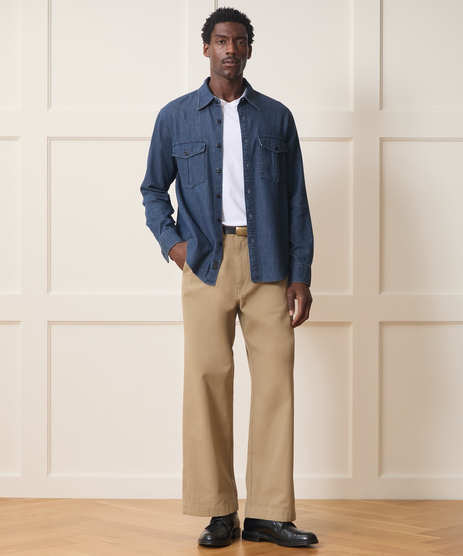Alps Shirt in Indigo – Todd Snyder