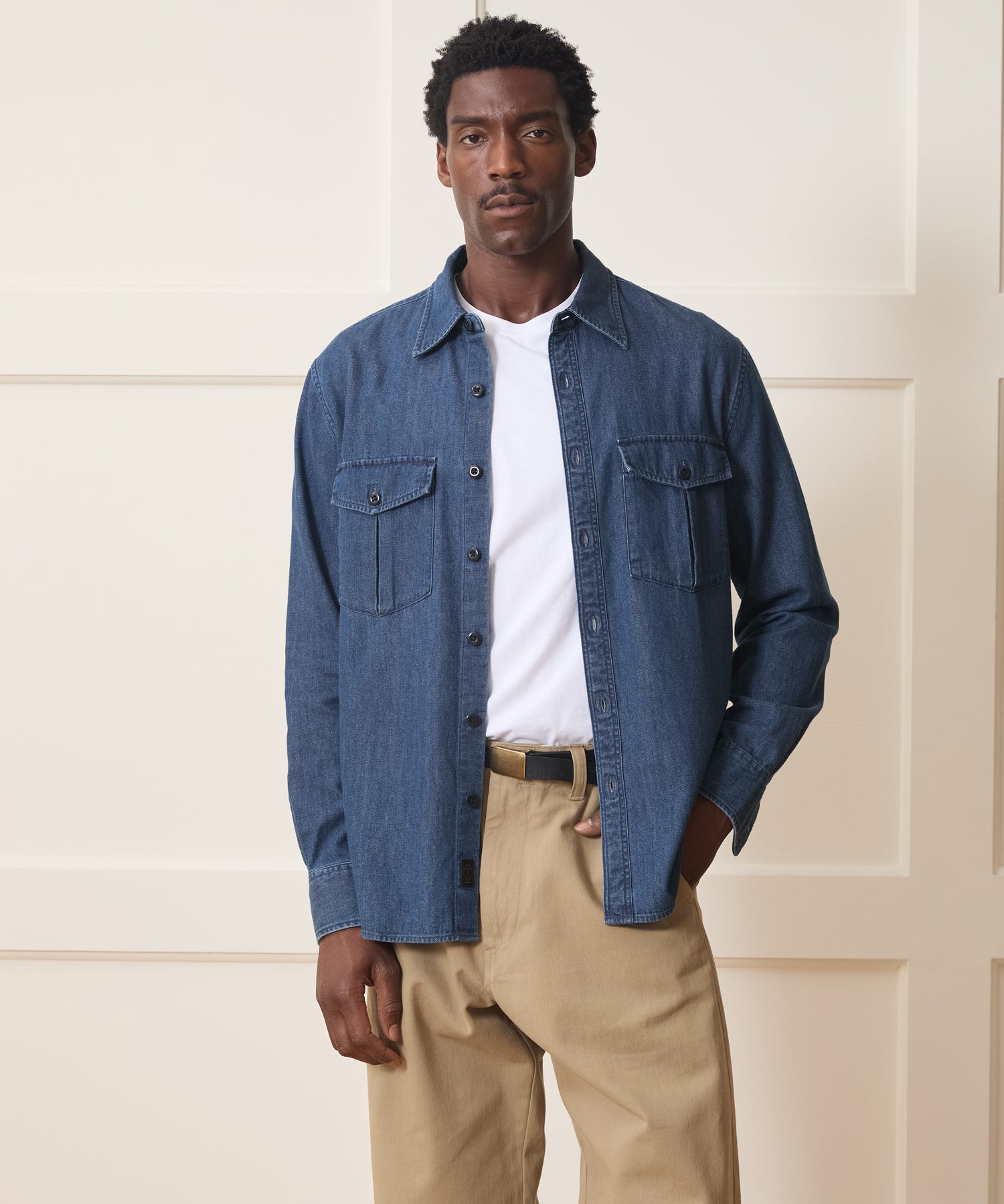 Alps Shirt in Indigo – Todd Snyder