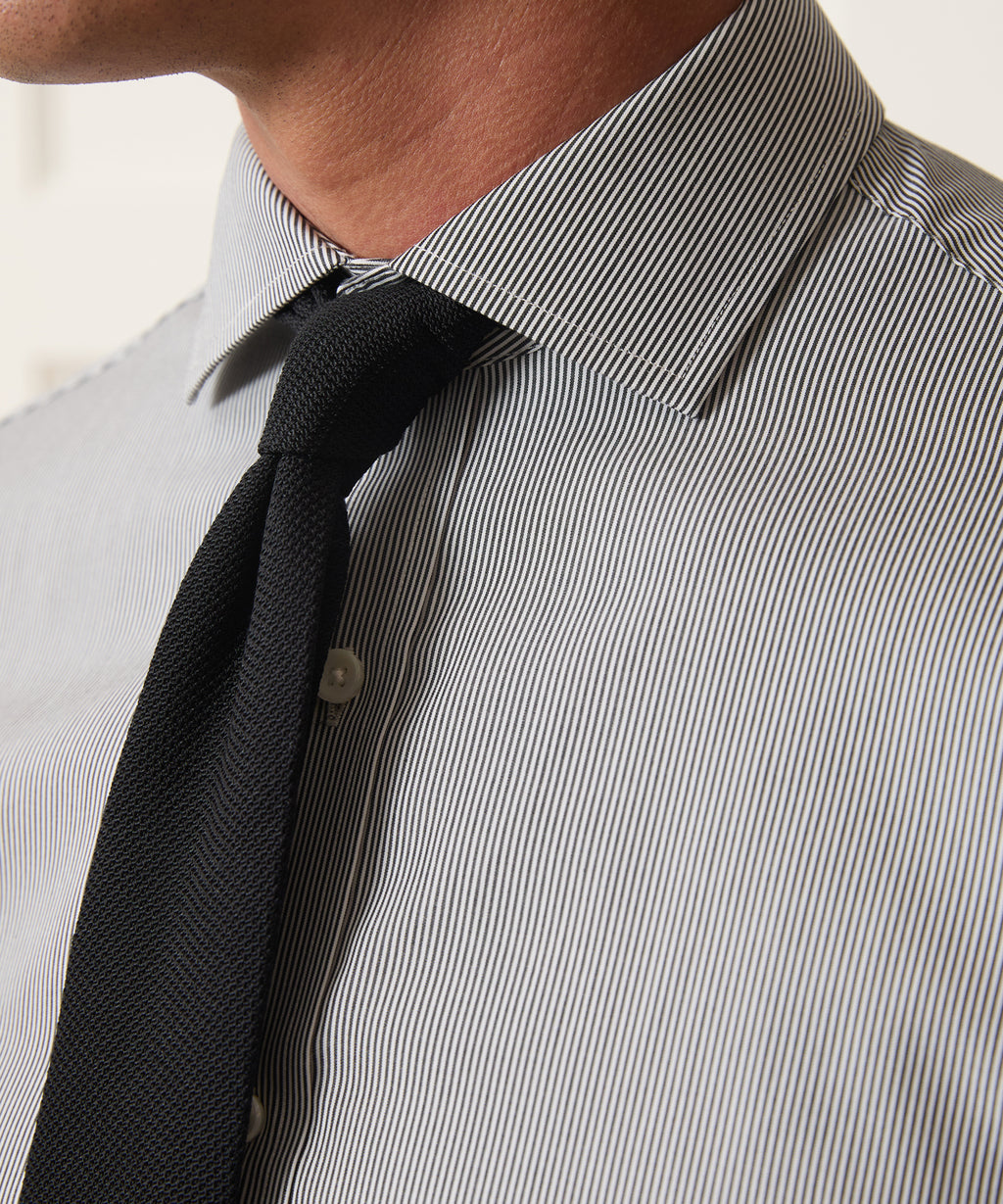 Cotton Spread Collar Dress Shirt