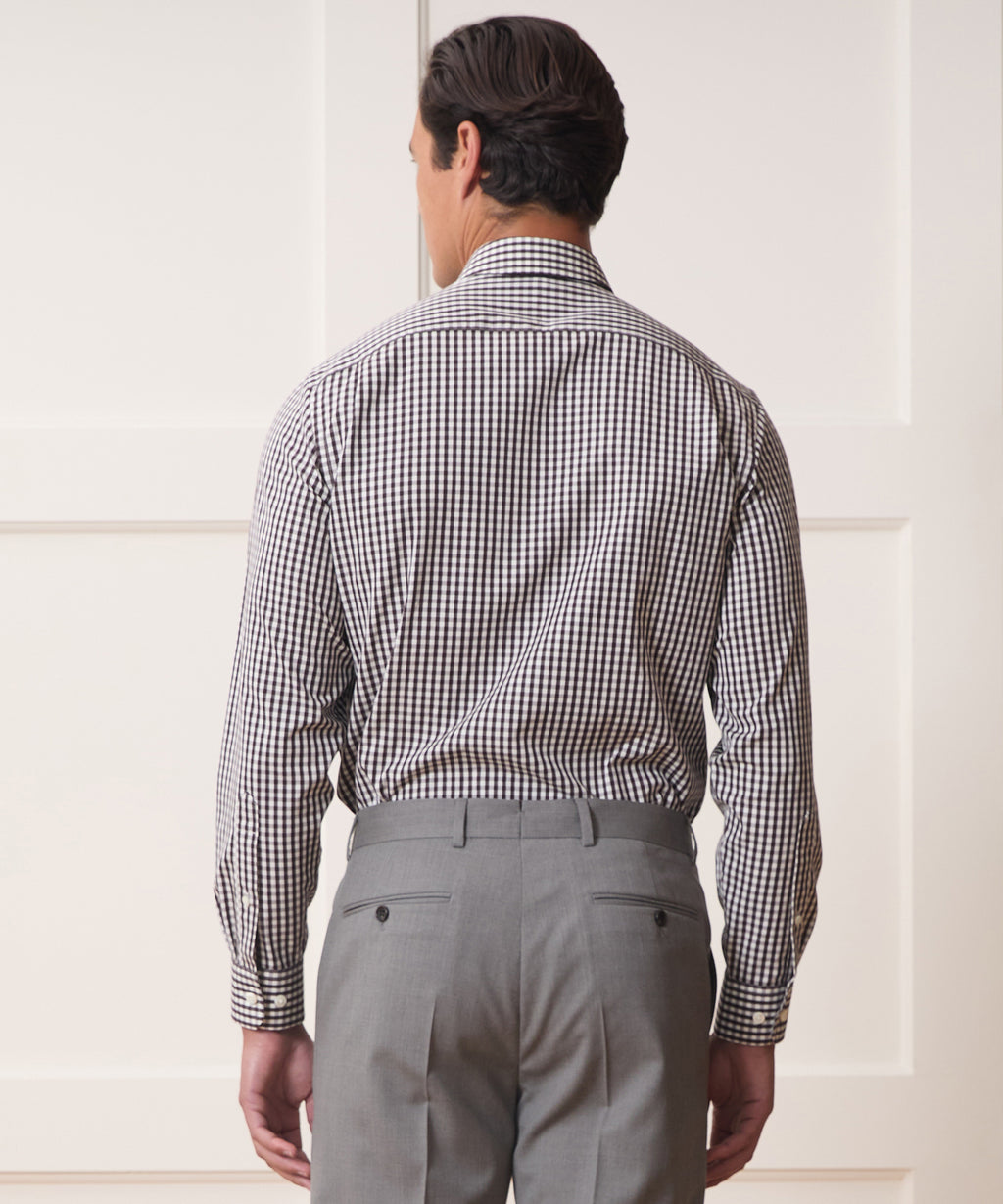 Cotton Spread Collar Dress Shirt