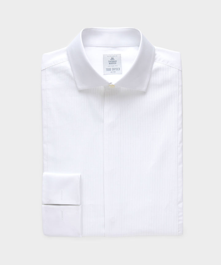Plissé Tuxedo Shirt