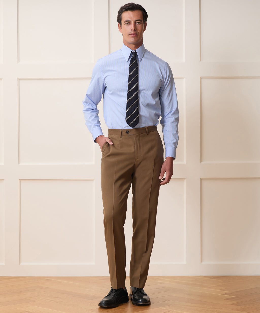 Poplin Long Point Collar Dress Shirt