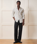 Poplin Long Point Collar Dress Shirt
