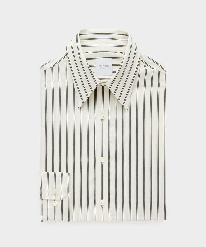 Poplin Long Point Collar Dress Shirt