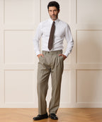 Cotton Poplin Long Point Collar Dress Shirt