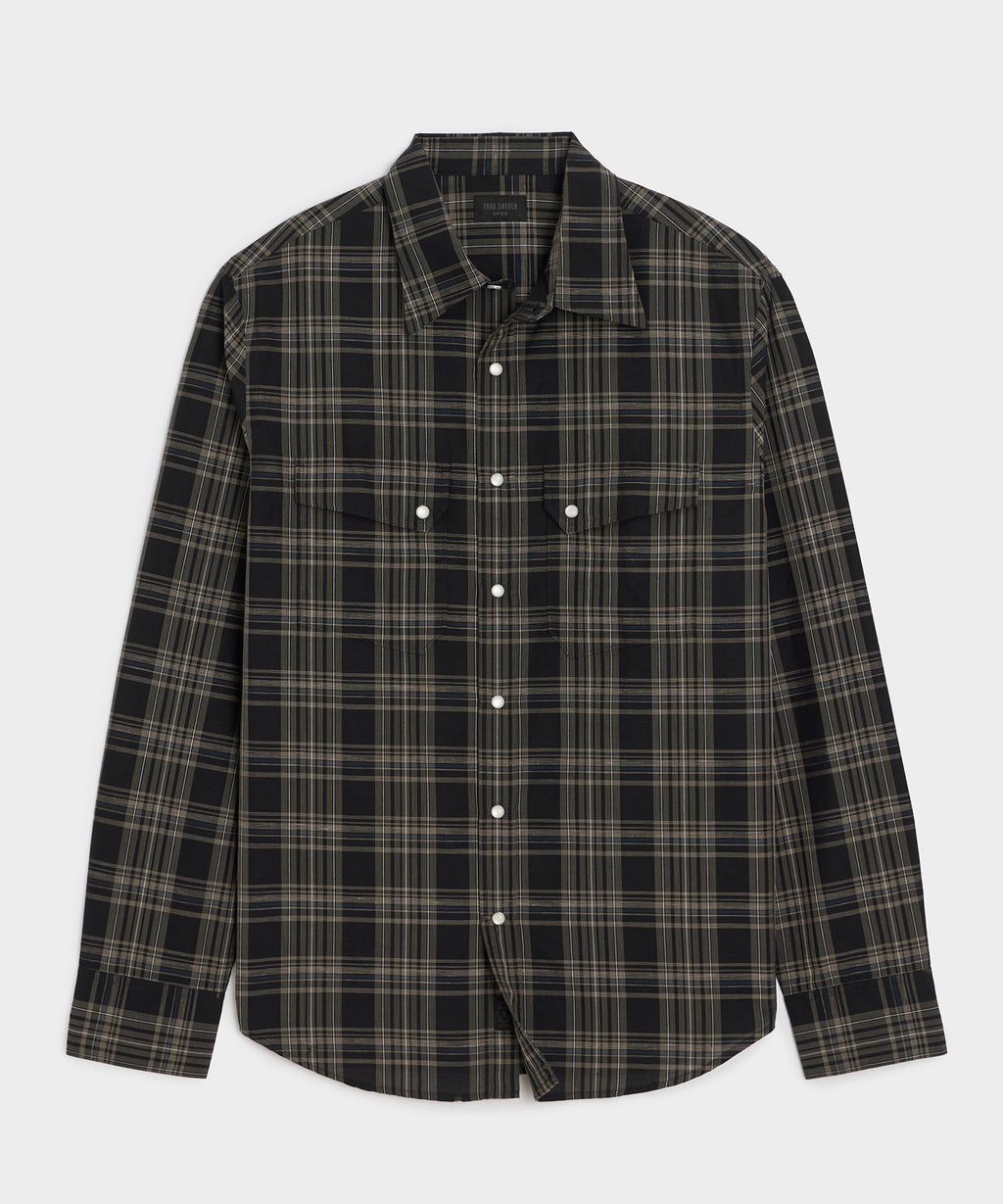Cotton-Linen Rancher Shirt
