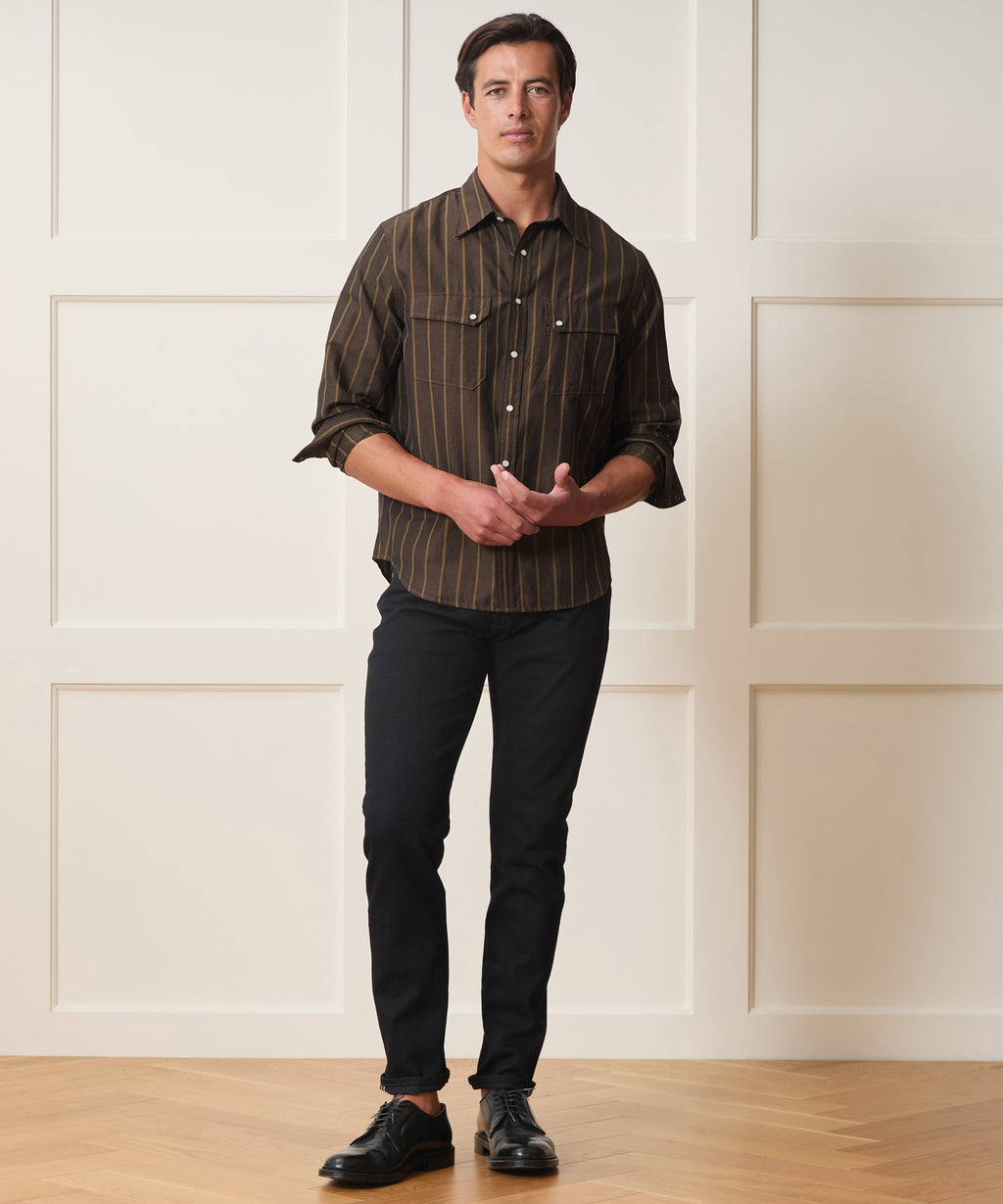 Cotton-Linen Rancher Shirt