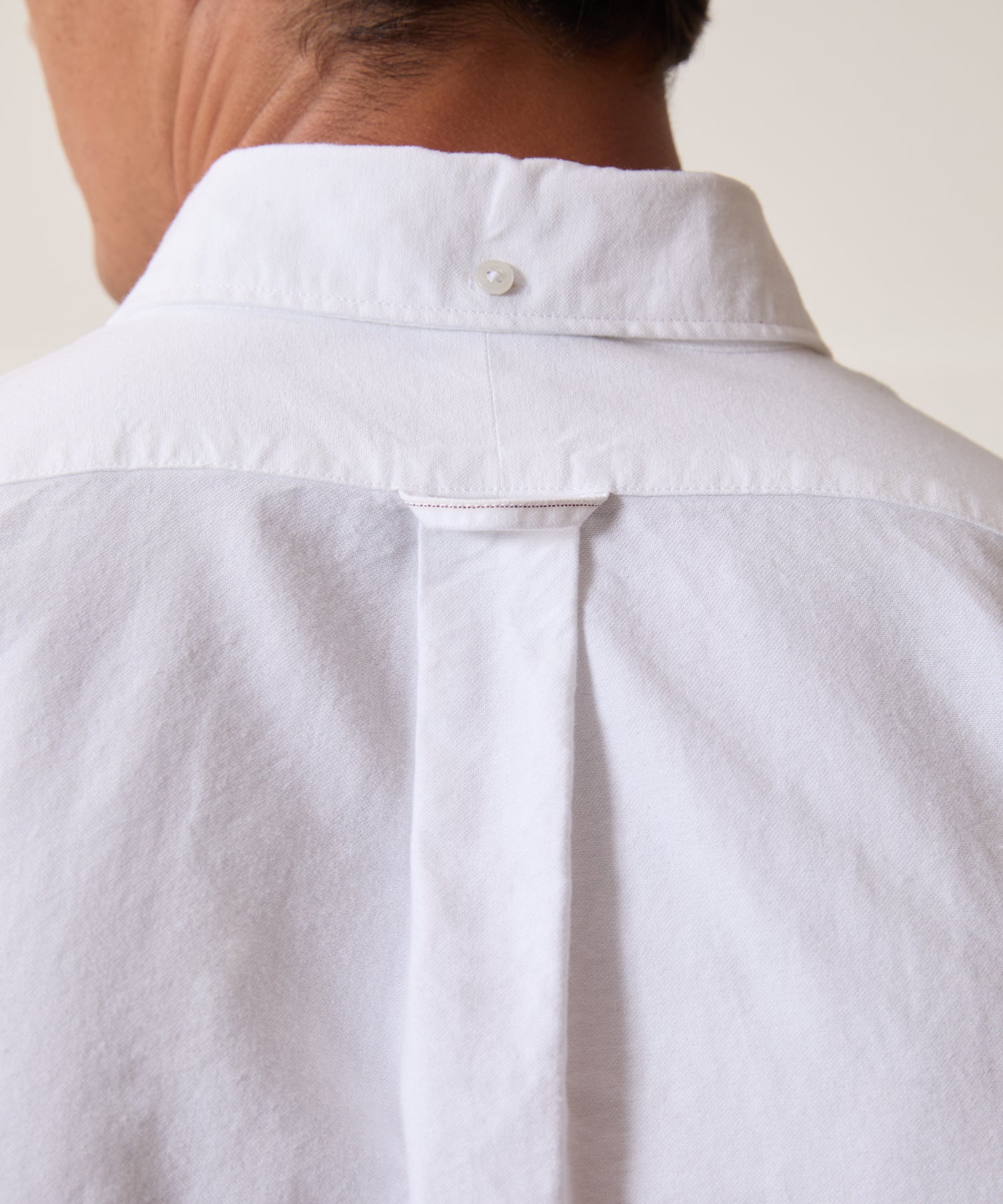 Classic Fit Japanese Selvedge Oxford Button-Down Collar Shirt in