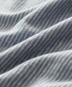 Linen Stripe Sweater Polo