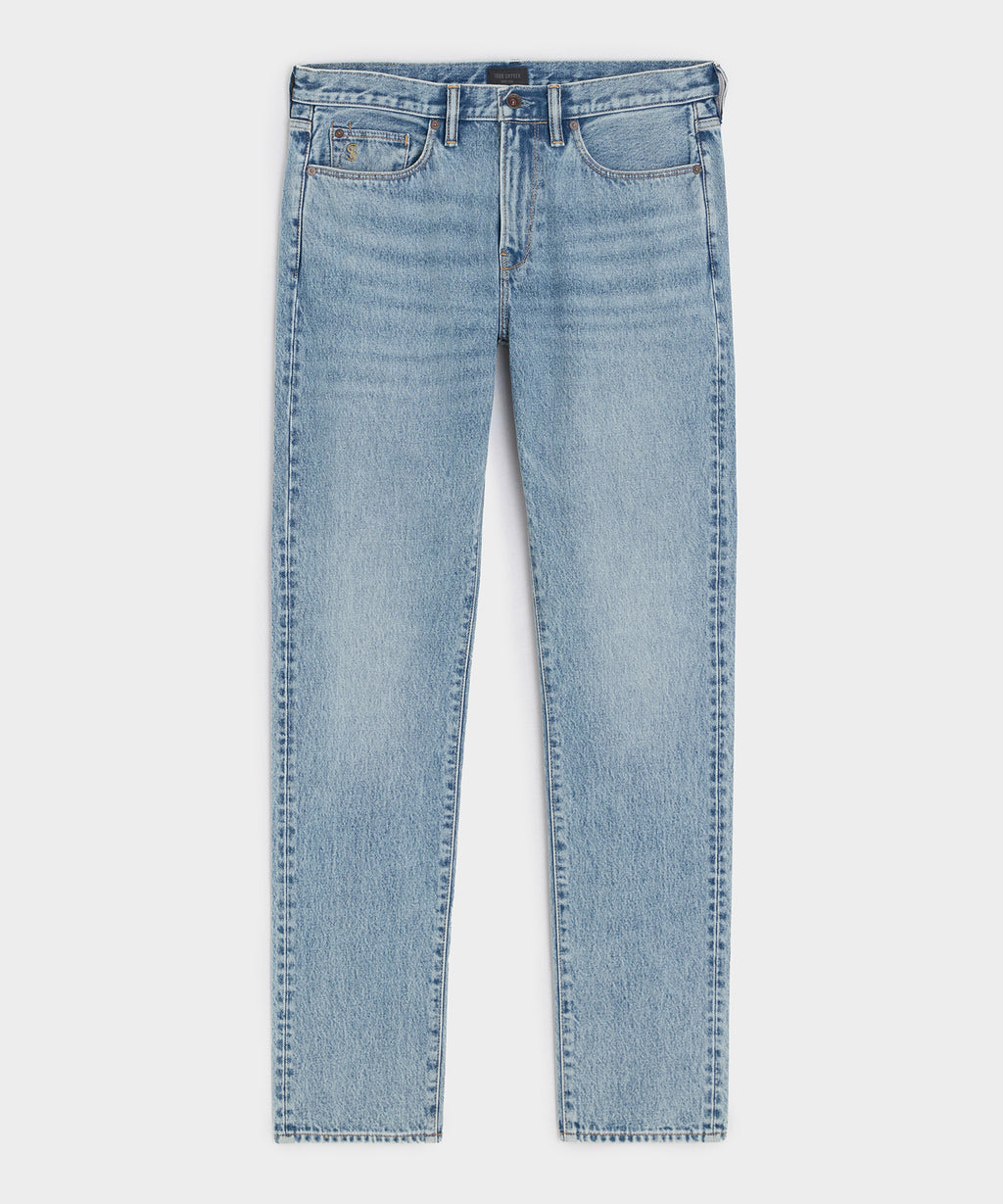 Slim Fit Jean in Washed Blue
