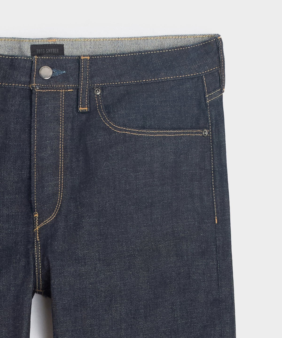 Straight Fit Japanese Selvedge Stretch Jean in Indigo