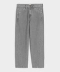 Relaxed Barrel Jean in Grey