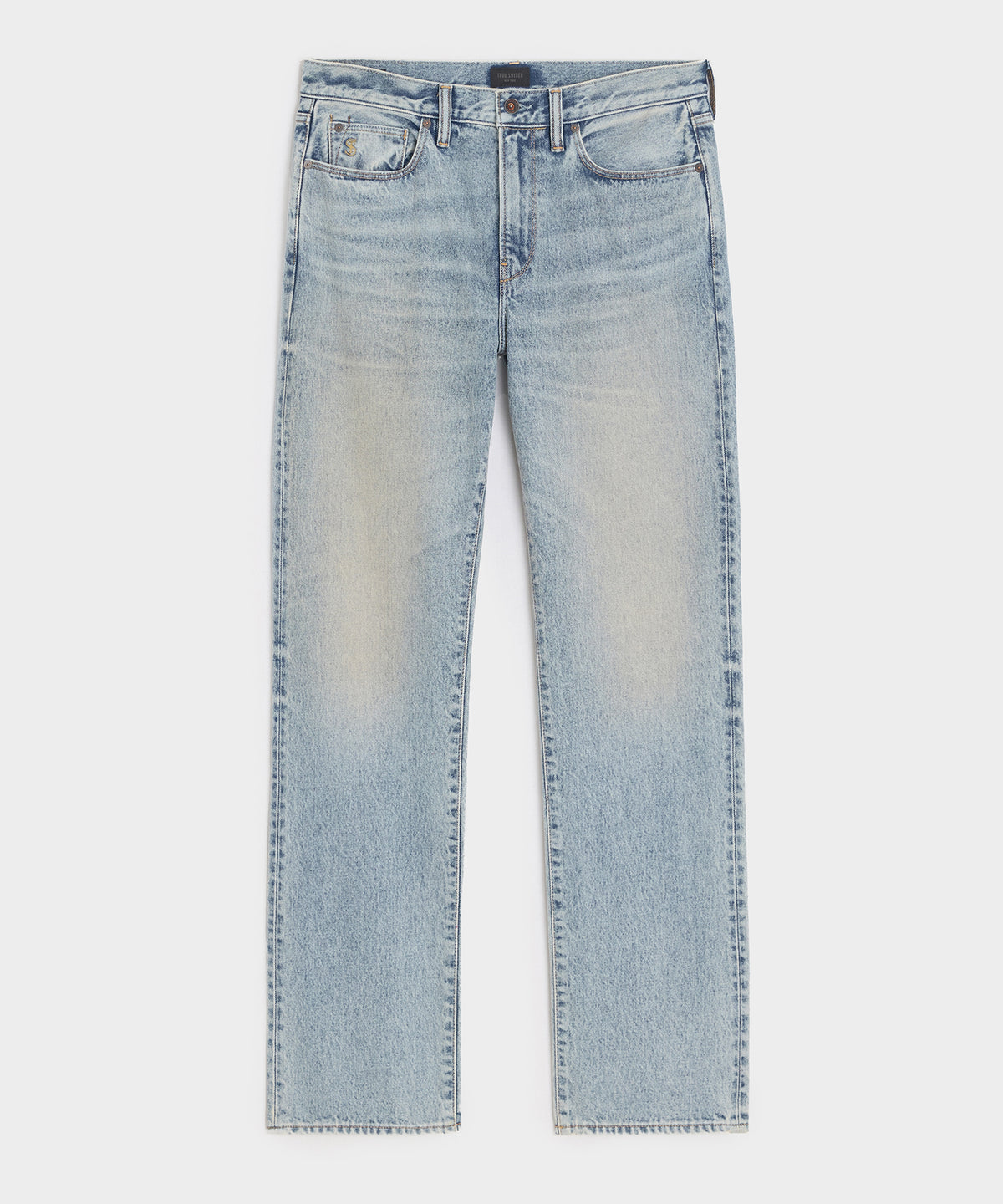 Straight Fit Jean in Light Indigo