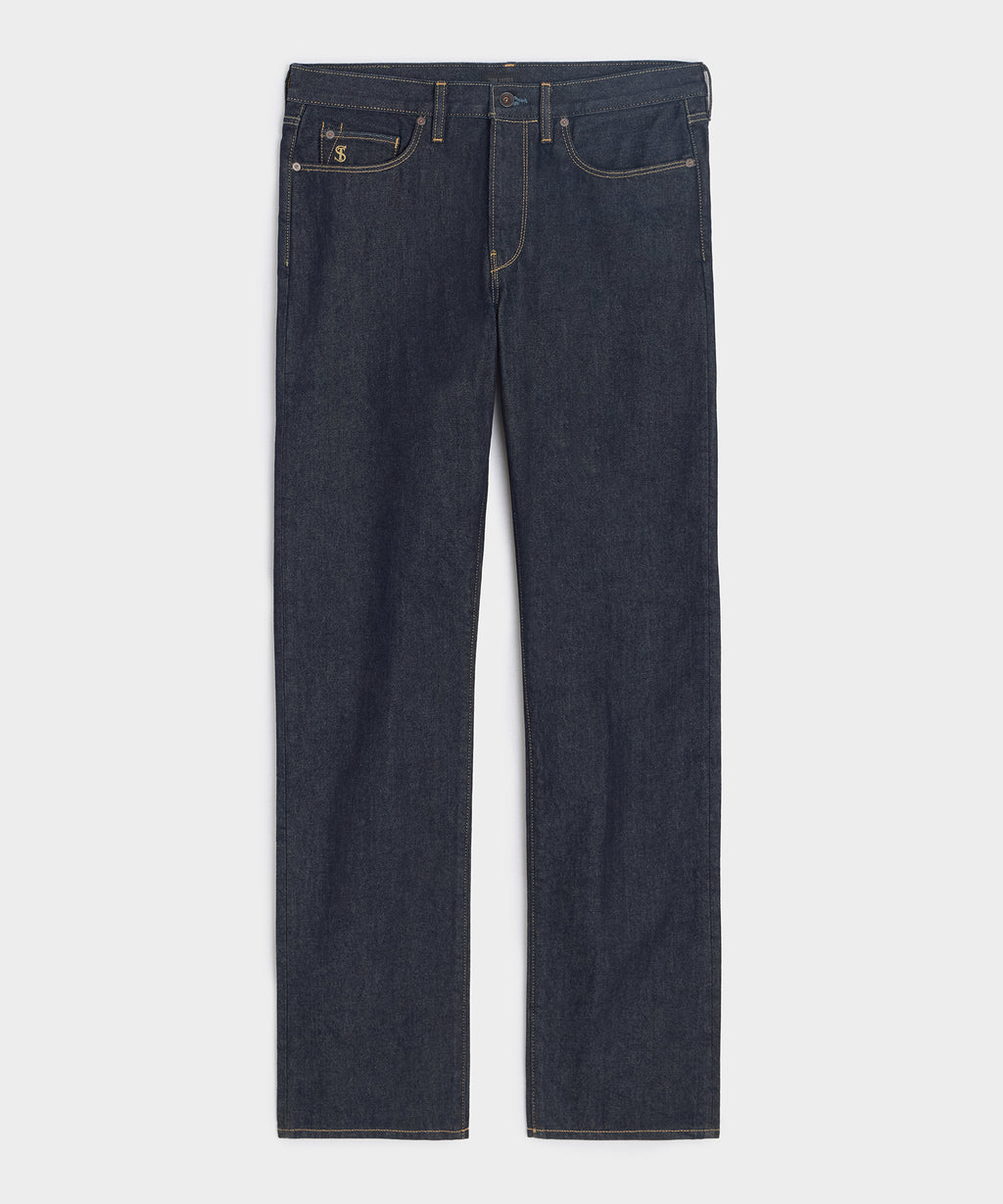 Straight Fit Jean in Indigo Rinse