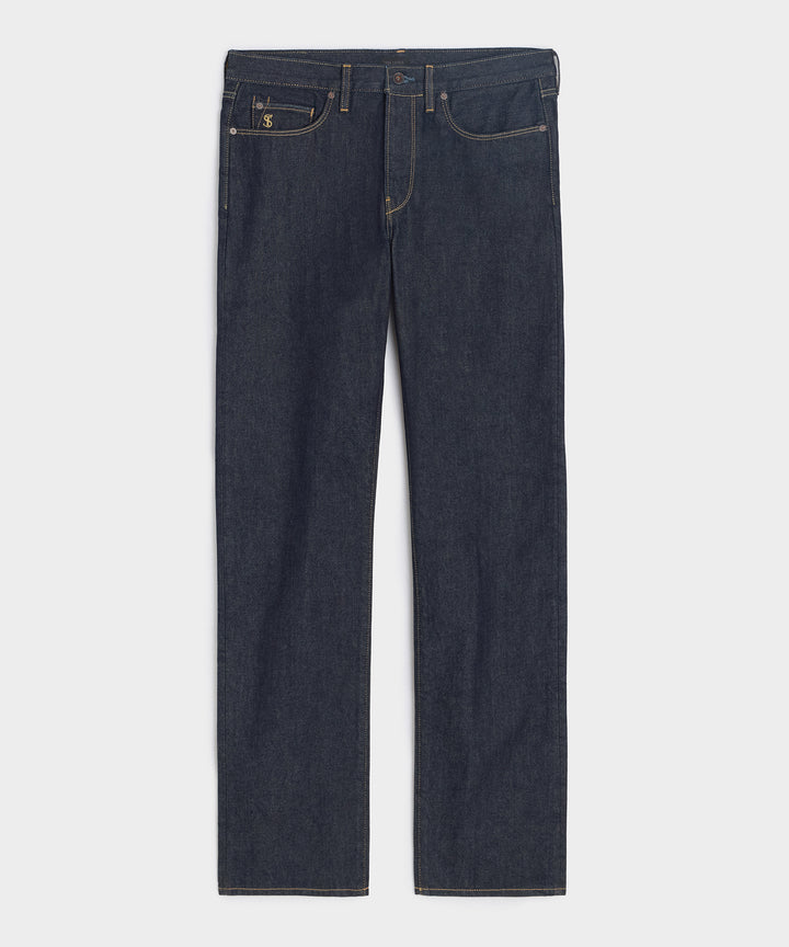 Straight Fit Jean in Indigo Rinse