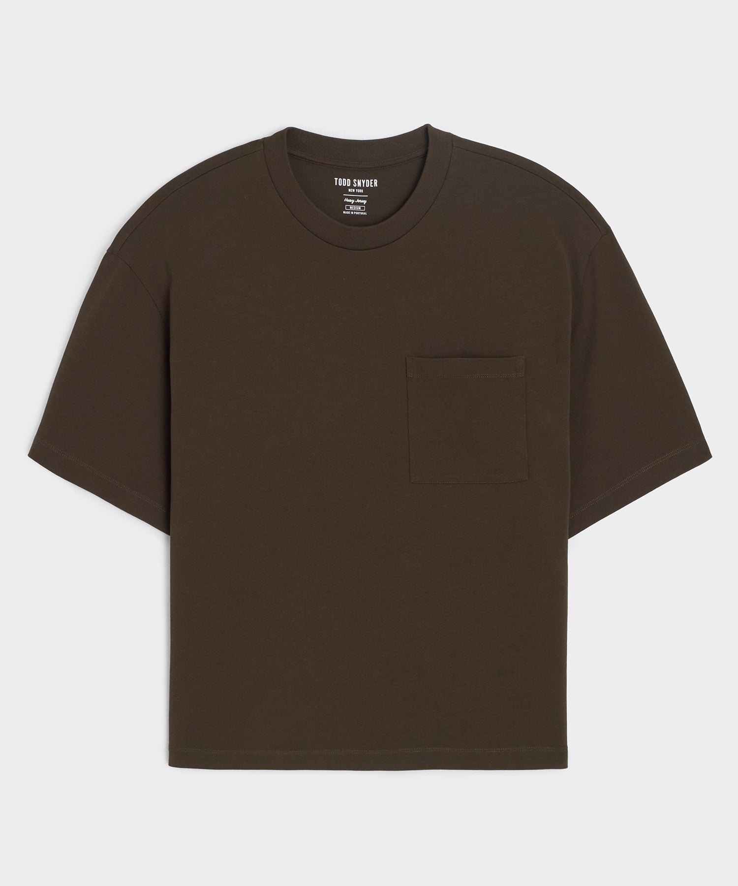 Boxy Jersey Tee in Black – Todd Snyder