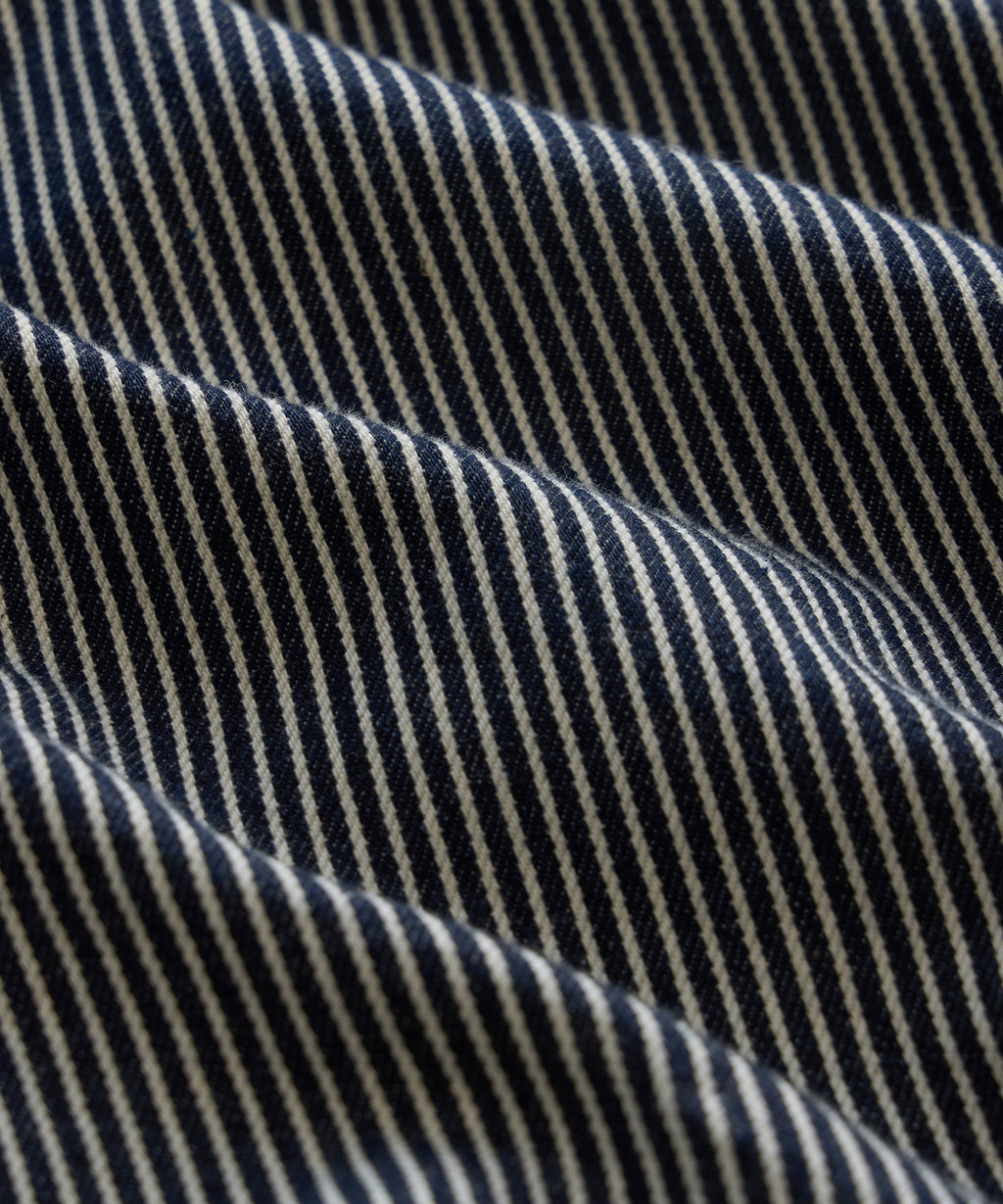 Hickory Stripe Denim Jacket