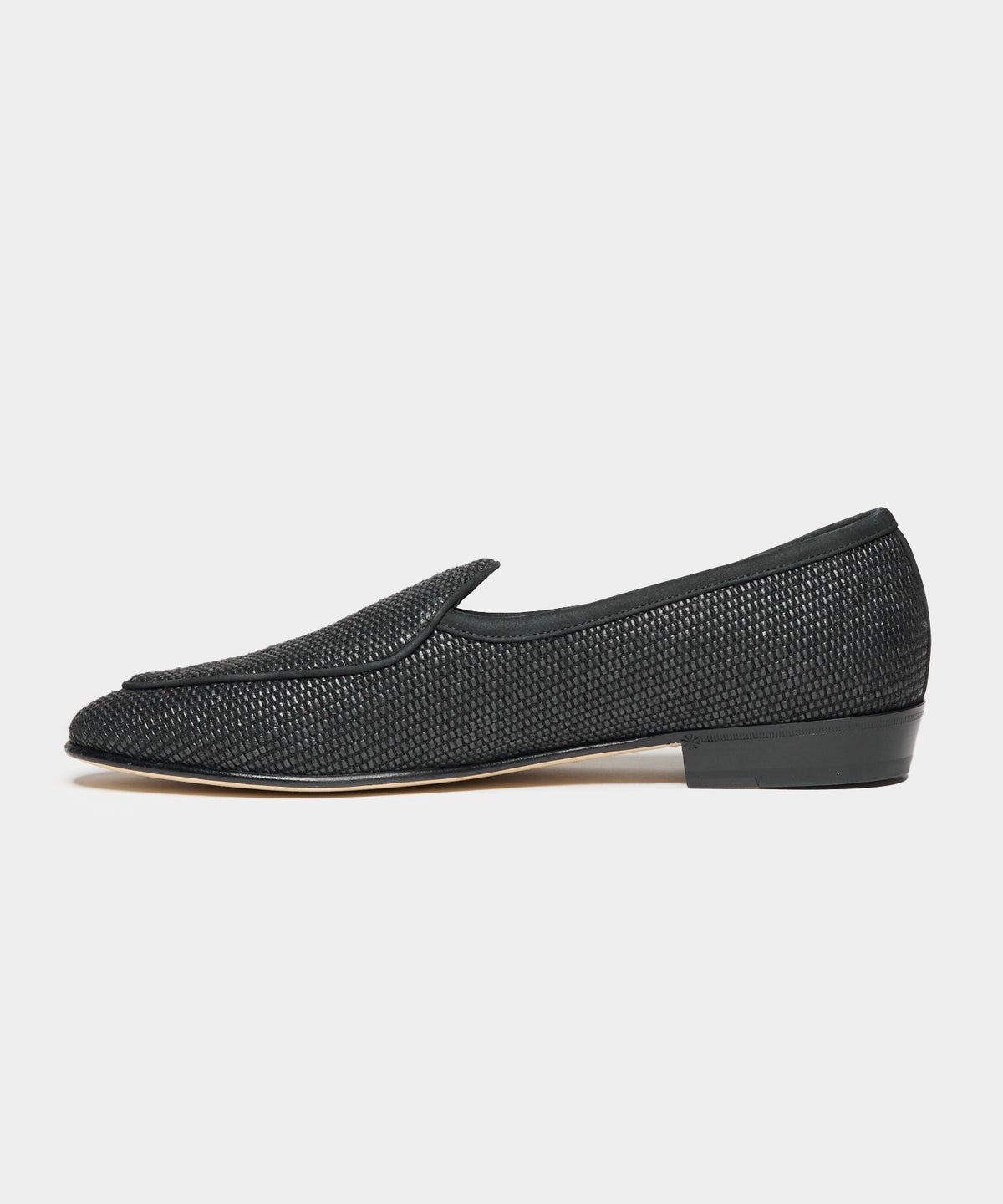 Todd Snyder x Baudoin & Lange Raffia Sagan Loafer