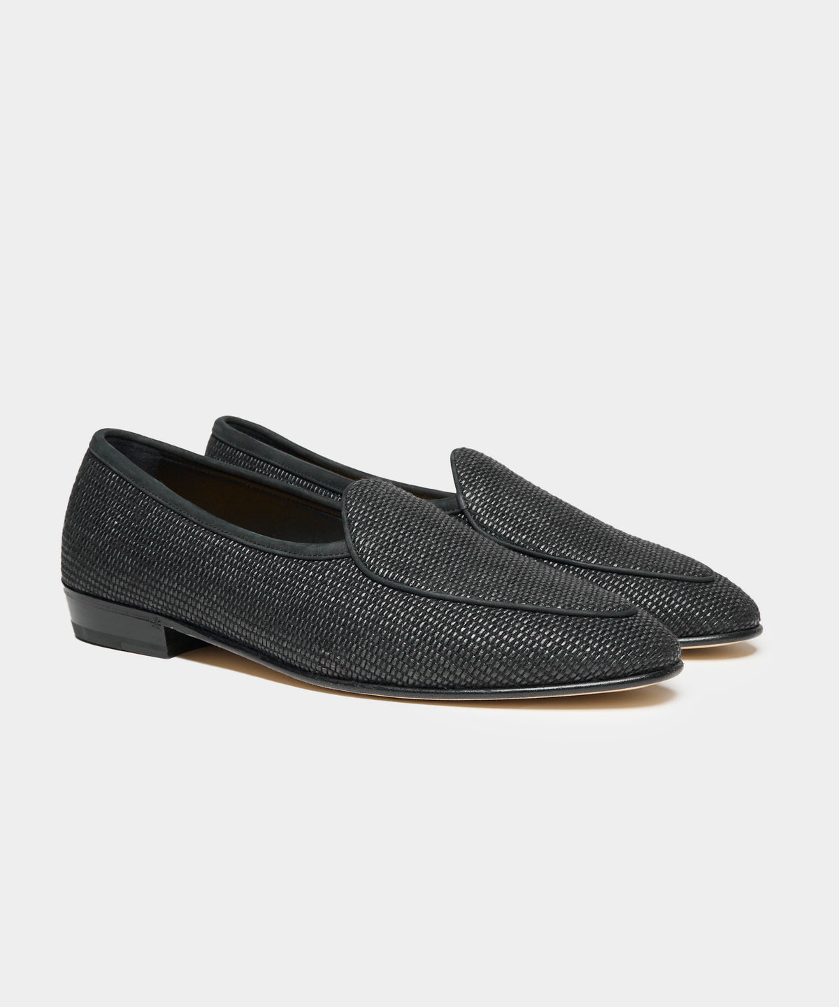 Todd Snyder x Baudoin & Lange Raffia Sagan Loafer