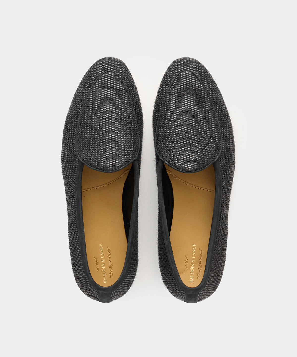 Todd Snyder x Baudoin & Lange Raffia Sagan Loafer