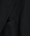 Italian Linen Sport Coat in Black