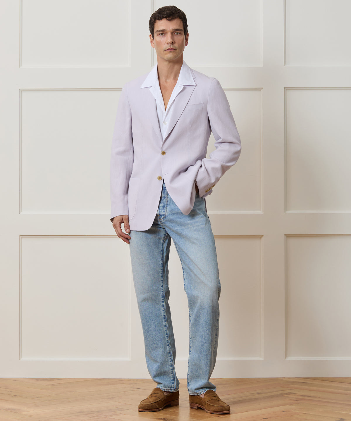 Italian Sueded Linen Sport Coat