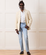 Italian Silk-Linen Herringbone Sport Coat